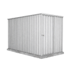 Absco Sheds 1.52 x 3.0 x 1.8m Zincalume Basic Single Door Garden Shed
