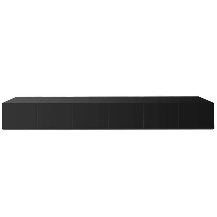 3.6m High Black Gloss Suprilla TV Unit