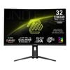 Msi Mag 321cupdf 32" Dual Mode Uhd 160hz / Fhd 320hz 1080p 0.5ms Height Adjustable Curved Monitor