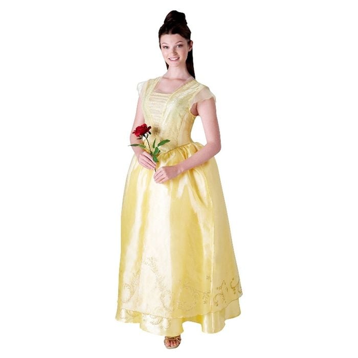 Disney Belle Live Action Deluxe Adult Womens Dress Up Costume Outfit Size L