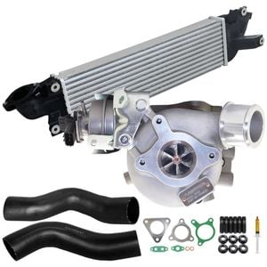 Upgrade Billet Turbo Charger With 50mm Intercooler & Hoses For Mitsubishi Pajero Sport 4n15 2.4l