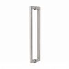 Lemaar 600 x 32mm Satin Stainless Steel Round Back To Back Door Pull