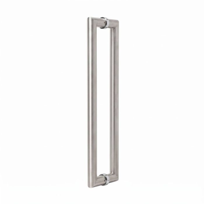 Lemaar 600 x 32mm Satin Stainless Steel Round Back To Back Door Pull