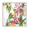 Artey | Tropical III - Framed Canvas - Natural Frame - 84 x 84cm