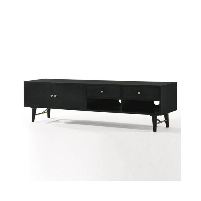 Modern Furniture RANIA Entertainment TV Unit 170cm - Black Ash