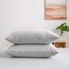 Essn Bamboo Charcoal Waterproof Pillow Protector Twin Pack Standard Size 48 X 73cm