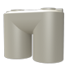 Melro Tanks 5000L Merino Slimline 5010 Poly Water Tank