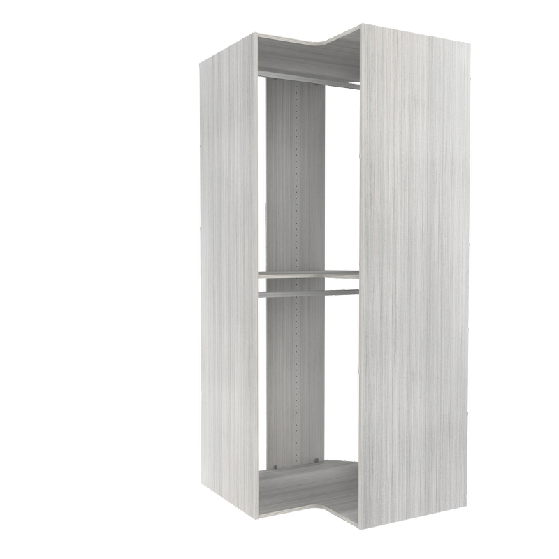 1850 x 800 x 450mm Mist Double Corner Hanging Robe Insert