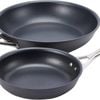 Pyrolux HA+ Induction 2-Piece Non-Stick Fry Pan/Skillet Set 20 cm & 28 cm in Black