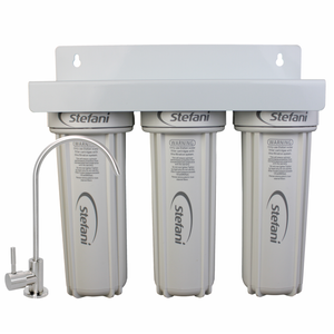 Stefani Triple Stage Undersink Water Filtration System - Lead Free