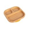 Tiny Dining Children's Bamboo Dinner Feeding Plate - Segmented