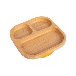 Tiny Dining Children's Bamboo Dinner Feeding Plate - Segmented