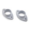 Sandleford 25mm White Oval Flange - 2 Pack