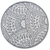 Ariel Handmade Round Wool Rug-6264-Light Grey-150x150cm