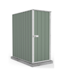 Absco Sheds 0.78 x 1.52 x 1.80m Pale Eucalypt Basic Single Door Garden Shed