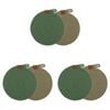 3x 2pc Ladelle Nash Premium Heat-Resistant Trivets - Green