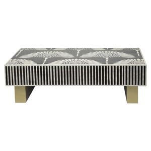 Mother Of Pearl Hand Inlay Royal Lotus Coffee Table