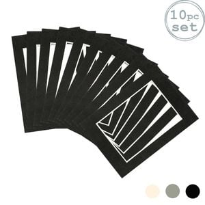 10x Picture Photo Mounts - To Fit Frame Size 5 x 7" for Image Size 4 x 6"