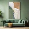 Abstractwhispers: Hand Painted Modern Oil Painting (75x120cm)