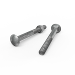 ZENITH M12 x 120mm Hot Dip Galvanised Cup Head Bolts & Nuts
