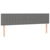 vidaXL Headboards Bedroom Furniture Wall Bed Header 2 pcs Dark Grey 80 cm Fabric