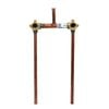 Brasshards 150mm 15mm x 75mm Riser Shower Assembly With 300mm Tails