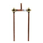Brasshards 150mm 15mm x 75mm Riser Shower Assembly With 300mm Tails