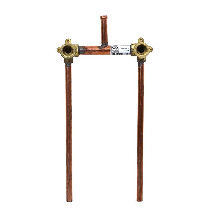 Brasshards 150mm 15mm x 75mm Riser Shower Assembly With 300mm Tails