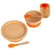 Tiny Dining 5pc Bamboo Round Baby Weaning Set
