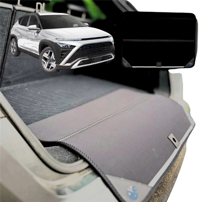Rear Cargo Boot Bumper Protector for Hyundai Kona 2023 - Current (SX2 Hybrid) - Standard(72*55) - Black