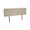 Linen Fabric King Bed Headboard Bedhead - Beige