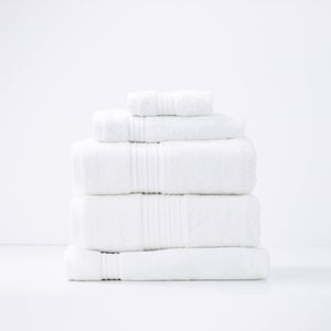 5pc Renee Taylor Brentwood 650GSM Low Twist Towel Set Bright