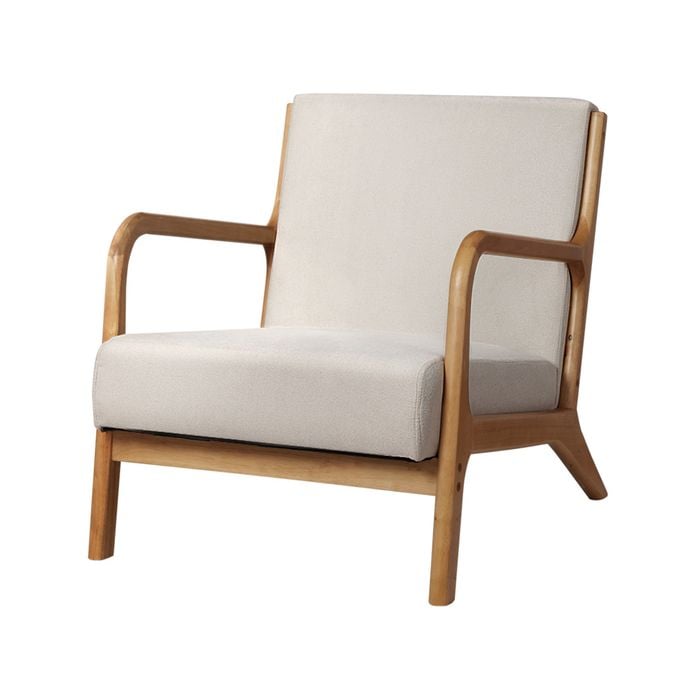 Artiss Armchair Lounge Chair Accent Armchairs Couch Beige