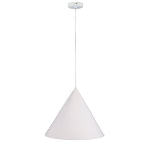 Oriel Lighting Conic Stylish Conical Pendant Light White 45cm