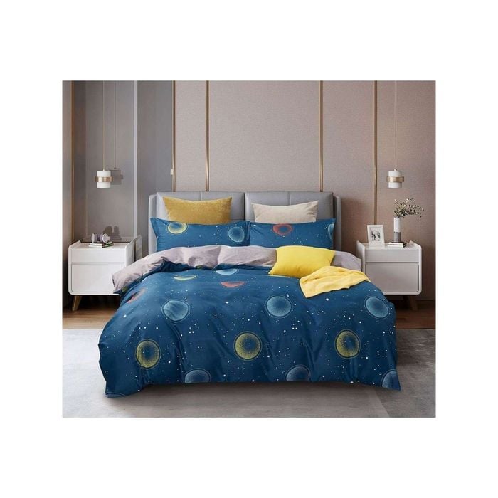 3D Blue Planet 142 Bed Pillowcases Quilt Queen Size