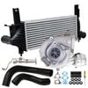 Upgrade Billet Turbo Charger With 62mm Intercooler & Hoses And Genuine Oil Feed Pipe For Nissan Navara D40 Yd25 2.5l