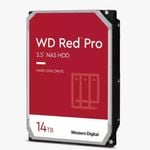 Western Digital WD Red Pro 14TB 3.5' NAS HDD SATA3 7200RPM 512MB Cache 24x7 180TBW ~8-bays NASware 3.0 CMR Tech