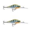 2x Rapala 7cm Shadow Rap Jack Deep Dive Crankbait Fish Lures - Blue Gill