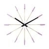 Nextime Plug-inn Stainless Steel Silent Wall Clock 58cm Lavender