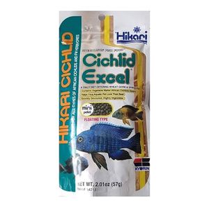 Hikari Floating Cichlid Excel Pellet Fish Food - Mini 57gm