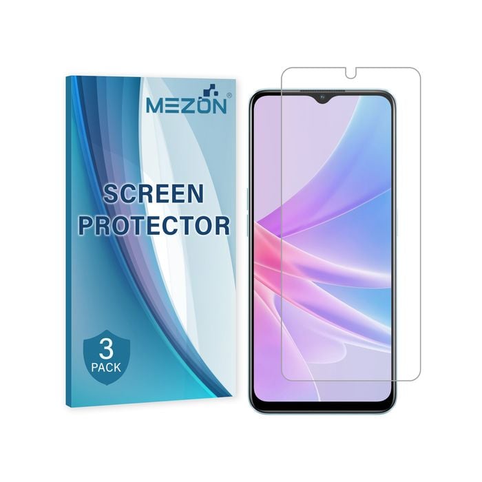 3 Pack MEZON OPPO A17 Hydrogel Film Clear Screen Protectors