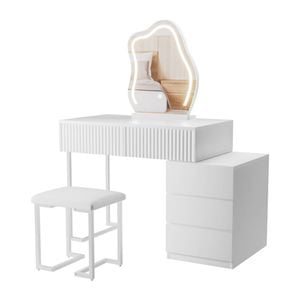Levede LED Dressing Table Vanity Stool Set
