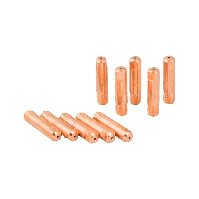Bossweld 0.9mm Binzel Style M6 Contact Tip - 10 Pack