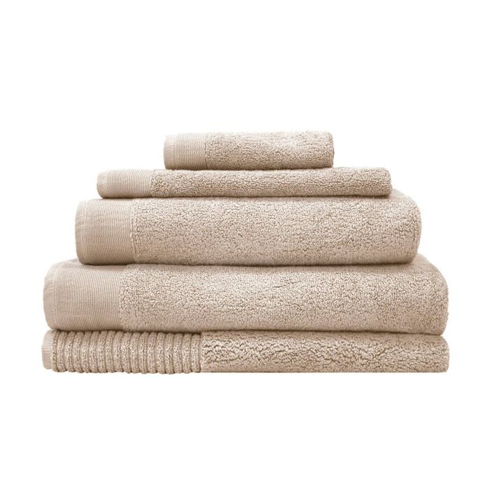 Bambury Elvire Bath Towel Collection - Buff - Hand Towel