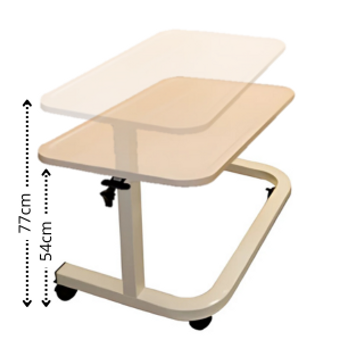 Safety and Mobility Ultra Low Floorline Over Bed Table Beechwood