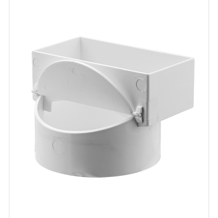 Holman Stormwater PVC Downpipe Adaptor With Inspection Flap
