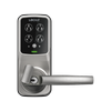 Lockly Satin Nickel Secure Pro Smart Lock Latch with 3D Fingerprint and Wi-Fi