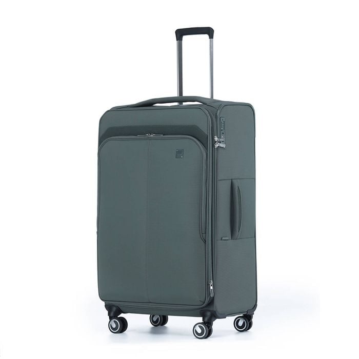 Tosca Grange Large Lockable Trolley Travel Suitcase/luggage Cypress Green 128l