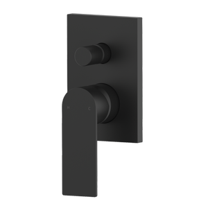 Mondella Black Matte Rococo Bath/Shower Diverter Mixer