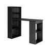 Costway Computer Gaming Desk Office W/bookshelf Black